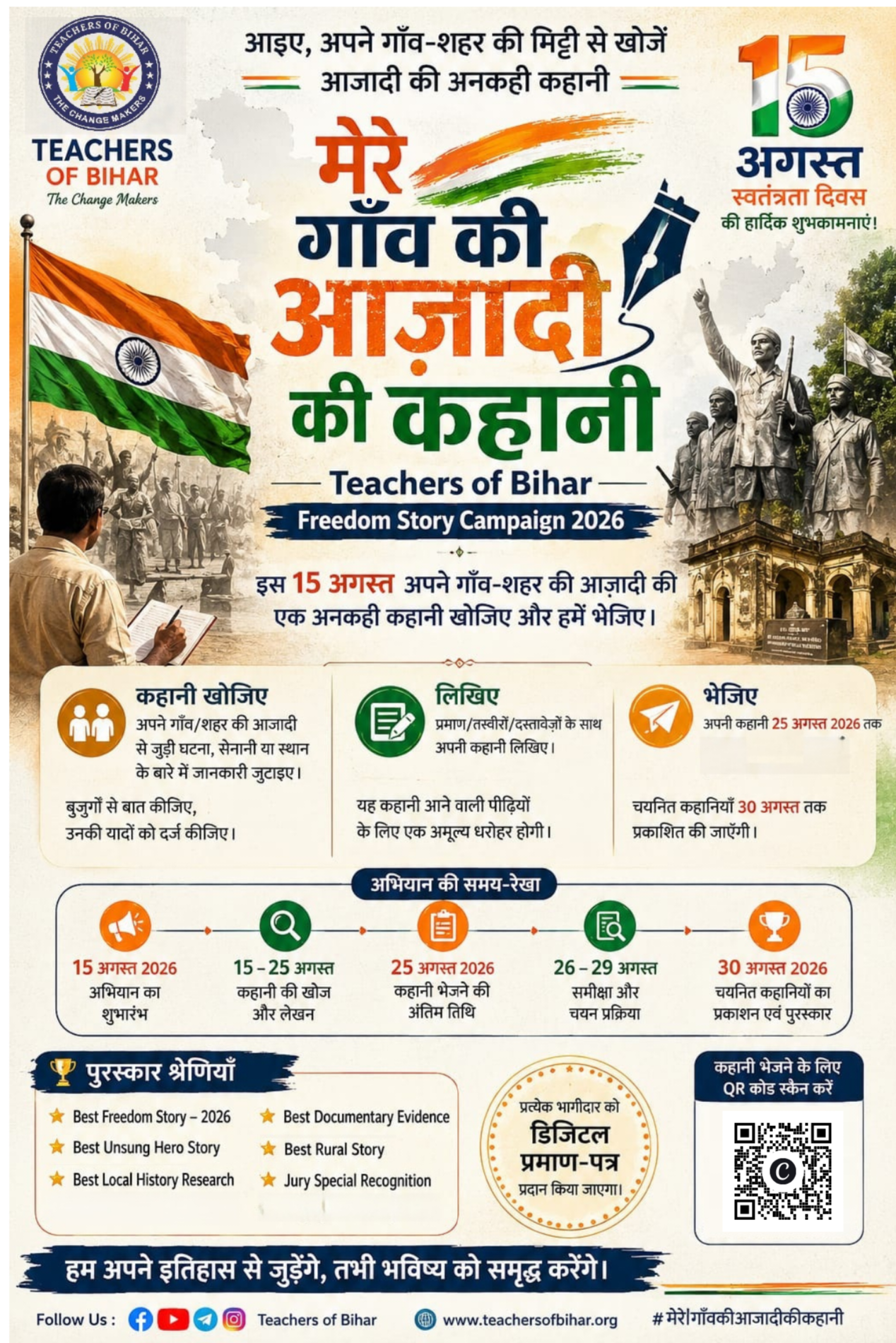 मेरे गाँव की आजादी की कहानी 