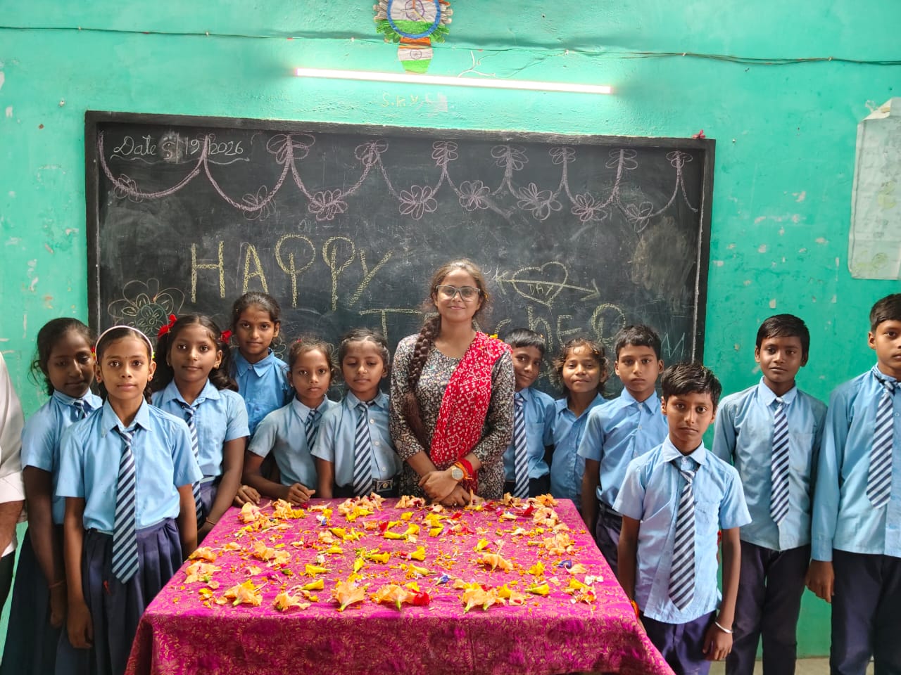 This teacher worked very hard to improve the school and its education system.