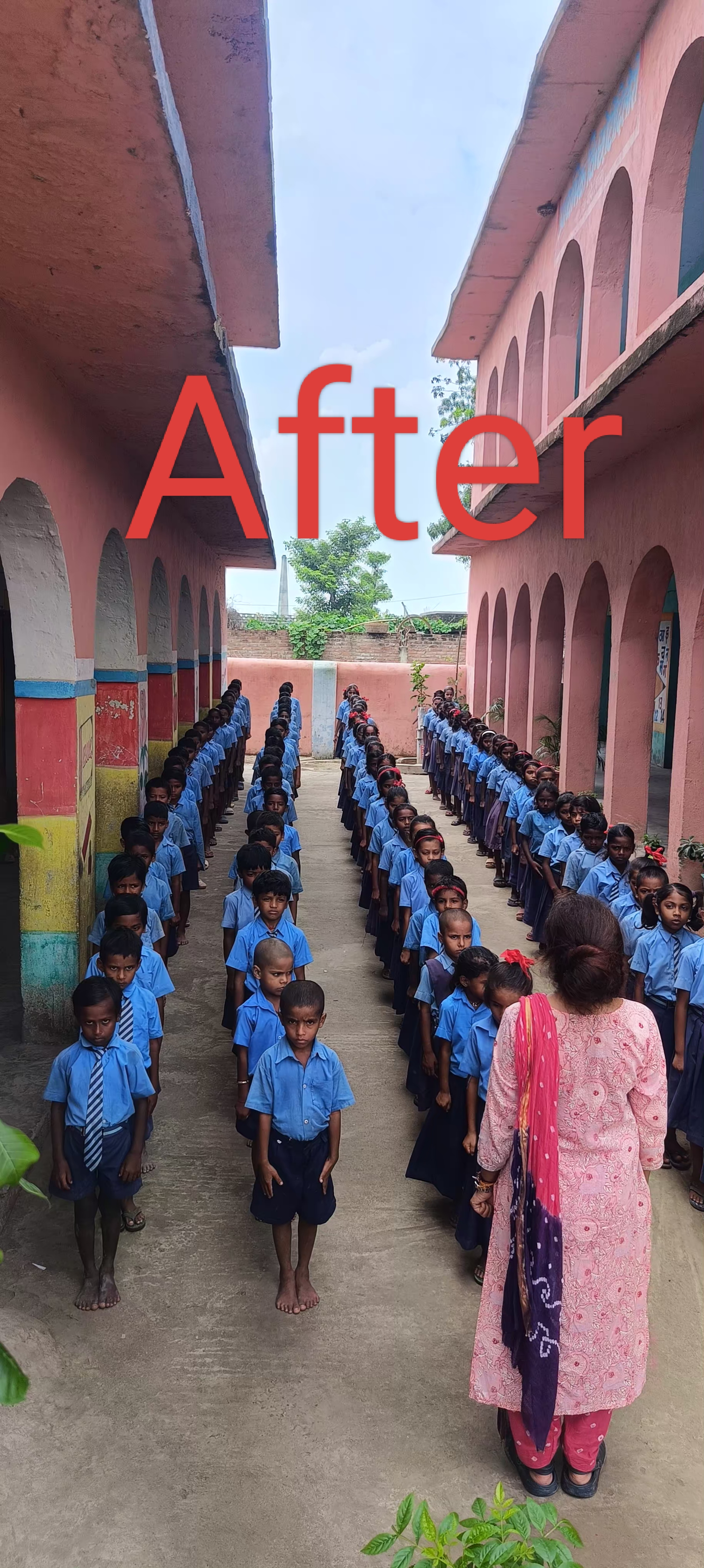 This teacher worked very hard to improve the school and its education system.